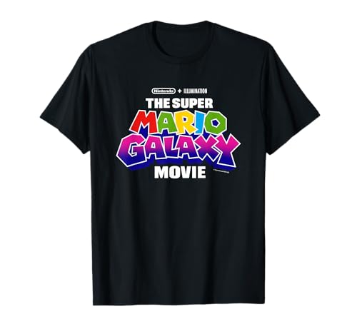 The Super Mario Galaxy Movie Logo T-Shirt