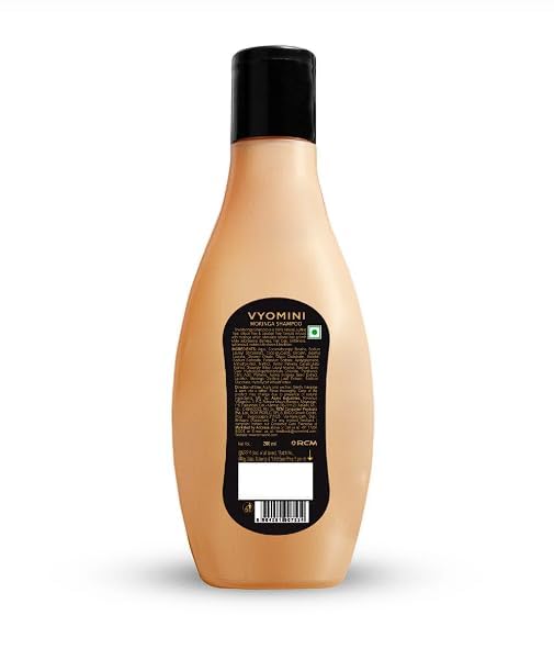 Image of Moringa Shampoo 200 ml | The Complete Haircare Solution | Enriched with Natural Moringa Extract for Strong, Shiny & Healthy Hair | Dermatologically Tested | Pack of 1