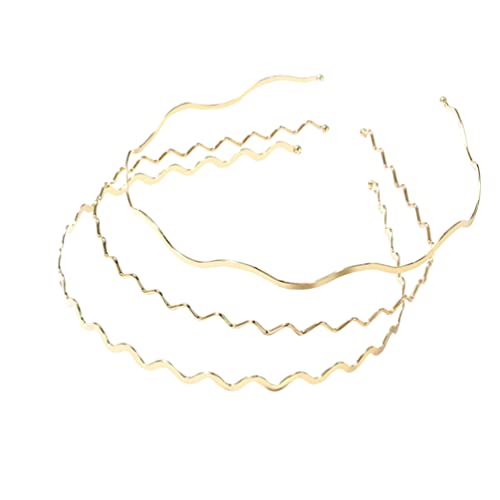 Bandeau de sport pour femme actif et look quotidien avec le serre-tête doré Uonlytech