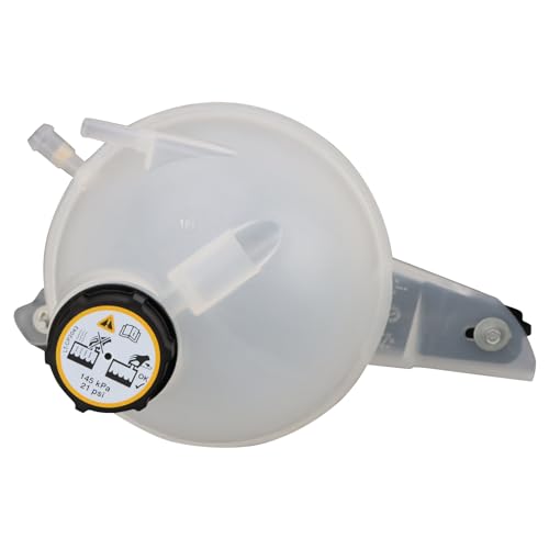 TRQ Coolant Reservoir Assembly With Cap Pressurized Compatible with 2020-2025 Ford Transit-150 2020-2025 Transit-250 2020-2025 Transit-350 2020-2025 Transit-350 HD