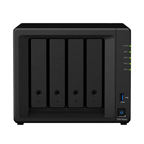 Preisvergleich Produktbild Synology ds418play 40TB (4 x 10TB WD Red HDD