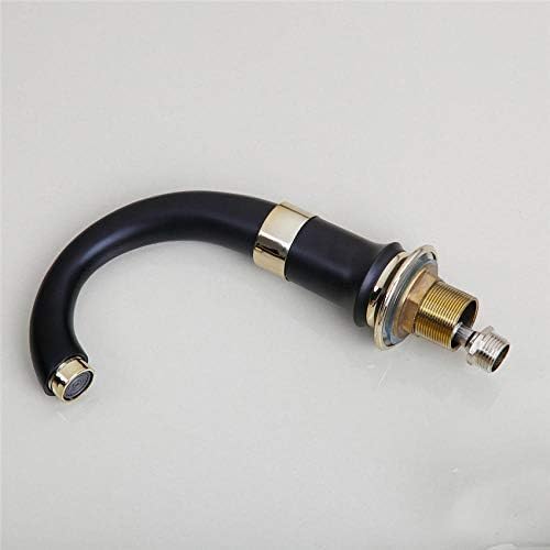 Ensemble de douche 4 pièces avec douchette noire et dorée - 5