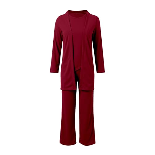 Conjunto de pantalón de traje para mujer de tejido flexible y corte formal 2