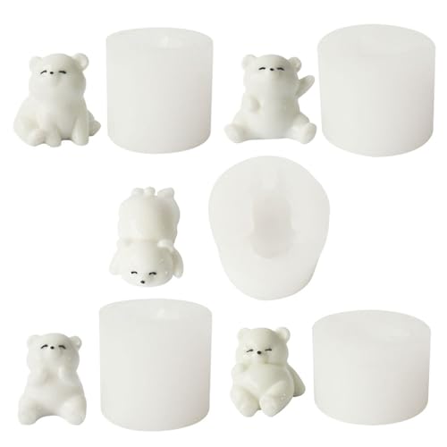 Nonstick Bear Silicone Molds Easy Demold Silicone Bear for Kitchen Dessert Baking Projects Cake Decorating - Image 4