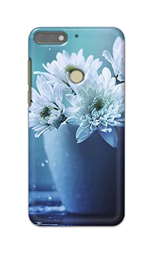 Image of PRINTFIDAA Flowers in The Glass On The Table Printed Designer Hard Back Case Cover for Honor 7C / Huawei Y7 Prime (2018) / Huawei Y7 (2018) / Nova 2 Lite -(SF) MVN1002