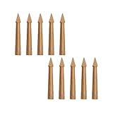 Taille pour cordons de 3 à 3,5 mm - Comprend 10 aiglets, mesurant chacune 3,8 cm de long avec un diamètre intérieur de 4 mm, conçues pour s'adapter à la plupart des cordons d'armement standard ou des pointes de lacets.