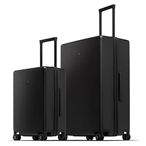 LEVEL8 Lichtgewicht Koffer 100% PC Microdiamanttextuur Hardcase Ontwerp Koffer Bagage met 4 Spinner Wielen en TSA Slot, Handbagage Cabine Koffer