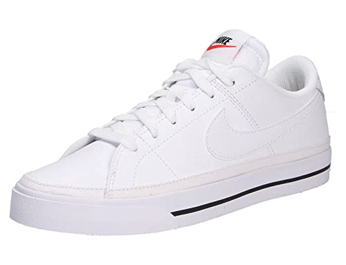 Nike Men's Low-Top Sneakers, White/Black, 9