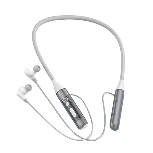 Écouteurs sans fil type collier et casque audio léger confortable pour sport et maison
