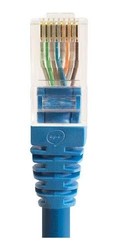 Cabo Patch Cord Cat5e Azul 25 Metros Alta Qualidade