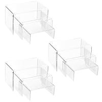 Ywchoshe 9er Acryl Display Risers - Schmuck Display Ständer in 3 Größen