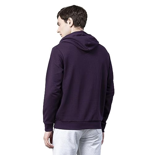 Image of Red Tape Dark Purple Hoodie for Men | A Fusion of Style and Comfort