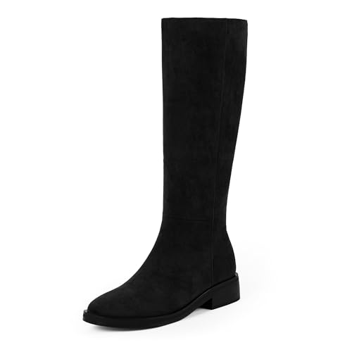 Modatope Suede Knee High Boots
