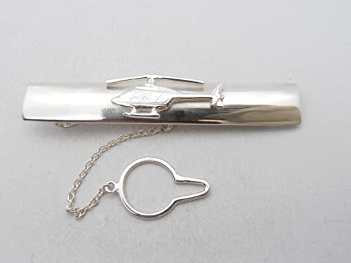 Helicóptero de plata 925 y cadena de seguridad para pulsera de dijes aérea 2