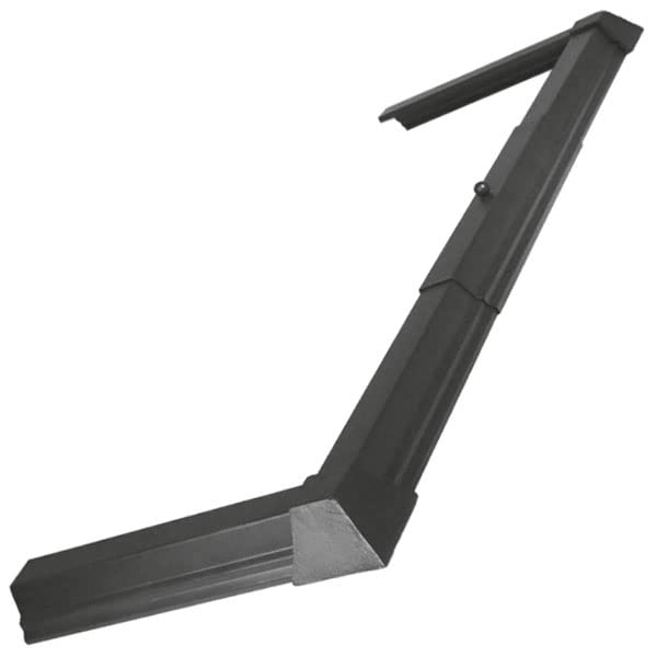 Hearth Fender - Plain Base Black - 3 Piece