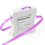 Dental Polishing Strips Teeth Abrasive & Finishing Strips 4mm x 6M, Fine Inter-Dental Oral Care Cleaning Tool - Sanding Grinding Whitening Teeth (Red) - 12 Months Warranty