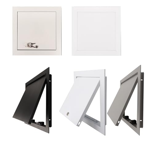 Panneau d'accès verrouillable pour sécuriser le trou de plafond noir - 2