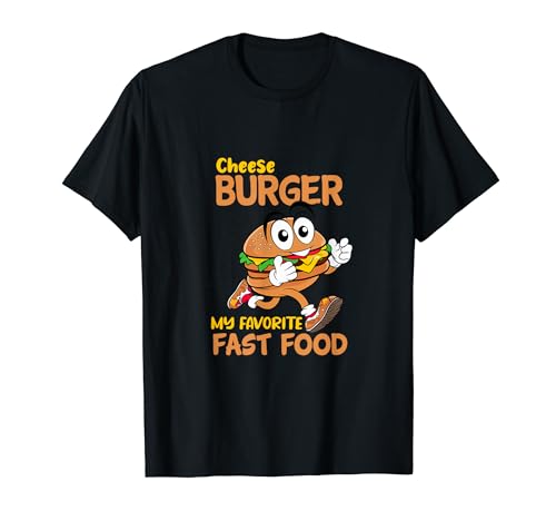Cheese Burger Mein Lieblings-Fastfood T-Shirt