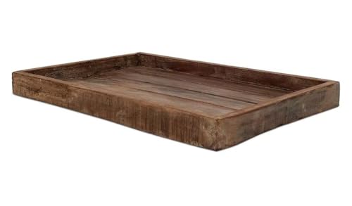LS-LebenStil Holz Unika Dekotablett 46x30cm Braun Fundholz Frühstückstablett Serviertablett Kerzentablett Deko-Tablett Holztablett Küchentablett Rechteckig recycelt Recycled nachhaltig LS-LebenStil Holz Unika Dekotablett 46x30cm Braun Fundholz Frühstückstablett Serviertablett Kerzentablett Deko-Tablett Holztablett Küchentablett Rechteckig recycelt Recycled nachhaltig