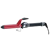 BaBylissPRO Tourmaline and Ceramic Curling Iron, 1 Inch barrel ,Black and Red