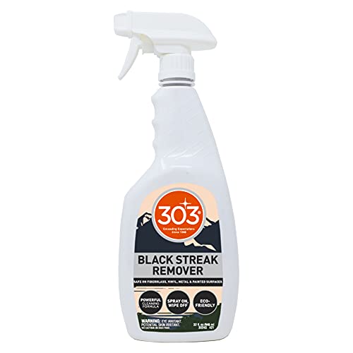 303 Black Streak Remover - Removes Black Streaks and Dirt, Eco-Friendly, Provides A Clean, Streak-Free Finish on RVs, Campers, Pop-Ups, Motorhomes, and Boats, 32oz (30243CSR)