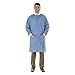 Medicom 8107-A SafeWear High Performance Lab Coat, Deep Blue, Small, Pack of 12