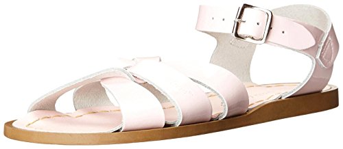 Salt Water Sandals Girls' Salt Water Original Flat Sandal, Shiny Pink, 4 M US Toddler
