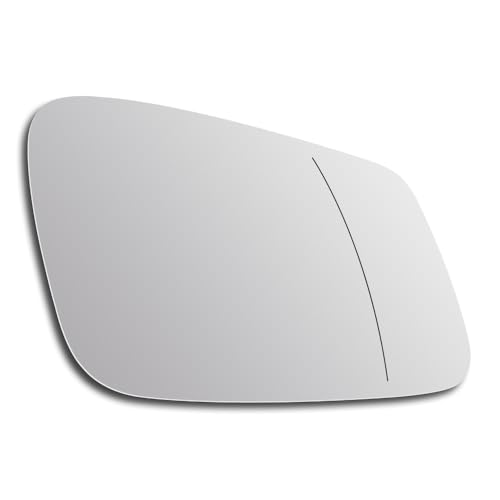 SENZEAL Spiegelglas Rechts Beifahrerseite Beheizbar mit Trägerplatte für BMW F01 F07 F10 F11 F20 F21 F22 F30 F31 F32 F34 F36 i3 51167285006 51167285005 Außenspiegel Glas Ersatz (Rechts)