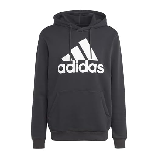 adidas Essentials French Terry Big Logo Hoodie Hombre, black, M