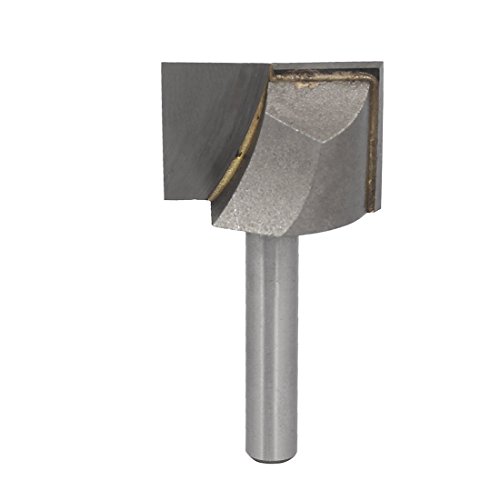 Aexit 1/4-inch Round Special tool drill hole 1-inch Cutting Dia Woodworking Cleaning Bottom Router Bit Model:20as253qo237