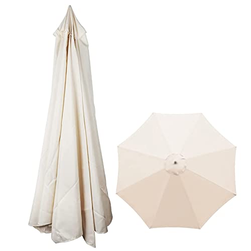 Toile parasol 300 cm pour remplacer un tissu usé sur une armature 10 côtes