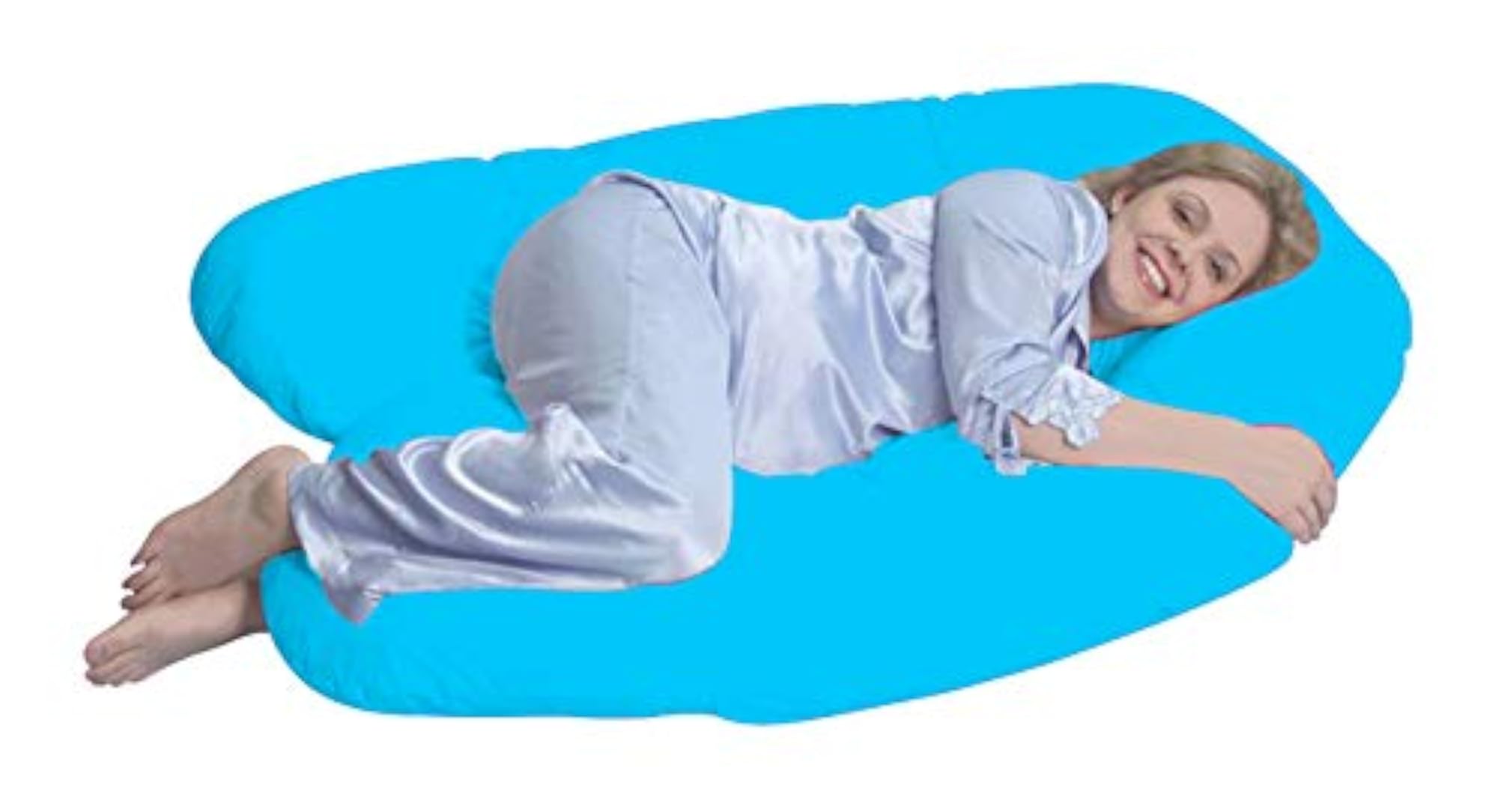 U Shape Pregnancy Maternity Pillow Cryan Blue