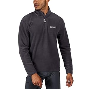 Regatta Thompson Homme veste en polaire col montant 1/4 zip Randonnée chaud - Le fer - L