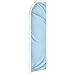 Light Blue Solid Color Swooper Feather Flag - Great for Schools, Businesses, and Events