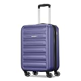 American Tourister Westridge Hardside Luggage Set with Spinner Wheels, Dusk Purple, Carry-On