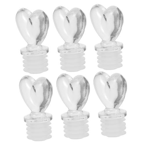 Tapones para botellas vintage de diseño elegante y funcional para el hogar, pack de 6 8