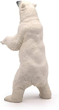 Papo WILD ANIMAL KINGDOM Figurine, 50172 Standing Polar Bear, Multicolour