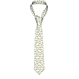 Material de alta calidad: la corbata está hecha con seda de poliéster de alta calidad. Adopta la textura suave y buena, es cómoda de llevar y al tacto.