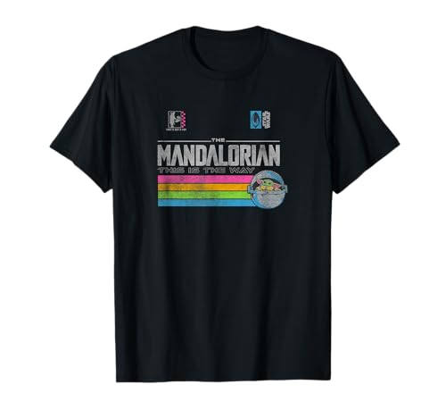 T-shirt Mandalorian Child Stripes Star Wars vêtement Grogu imprimé