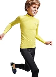 Camiseta Térmica Manga Larga | Niño | Tejido técni...: 🌡Camiseta Térmica Manga Larga | Niño | Tejido técnico Profesional | Transpirable | Unisex Tejido Reforzado y Diseño anatómico extraconfortable Ligera y Transpirable Protección ultravioleta ❄️Perfecta para practicar deporte en invierno. Puedes usarla ...