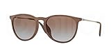 Ray-Ban RB4171F Erika Sunglasses-600068 Rubber Sand (Brown Gradient Lens)-54mm