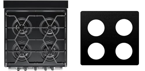 Custom Fit Reusable Burner Liner for Whirlpool Gas Range Stove Protect Your Stovetop with this Splatter Guard Cover - WFG505M0BS