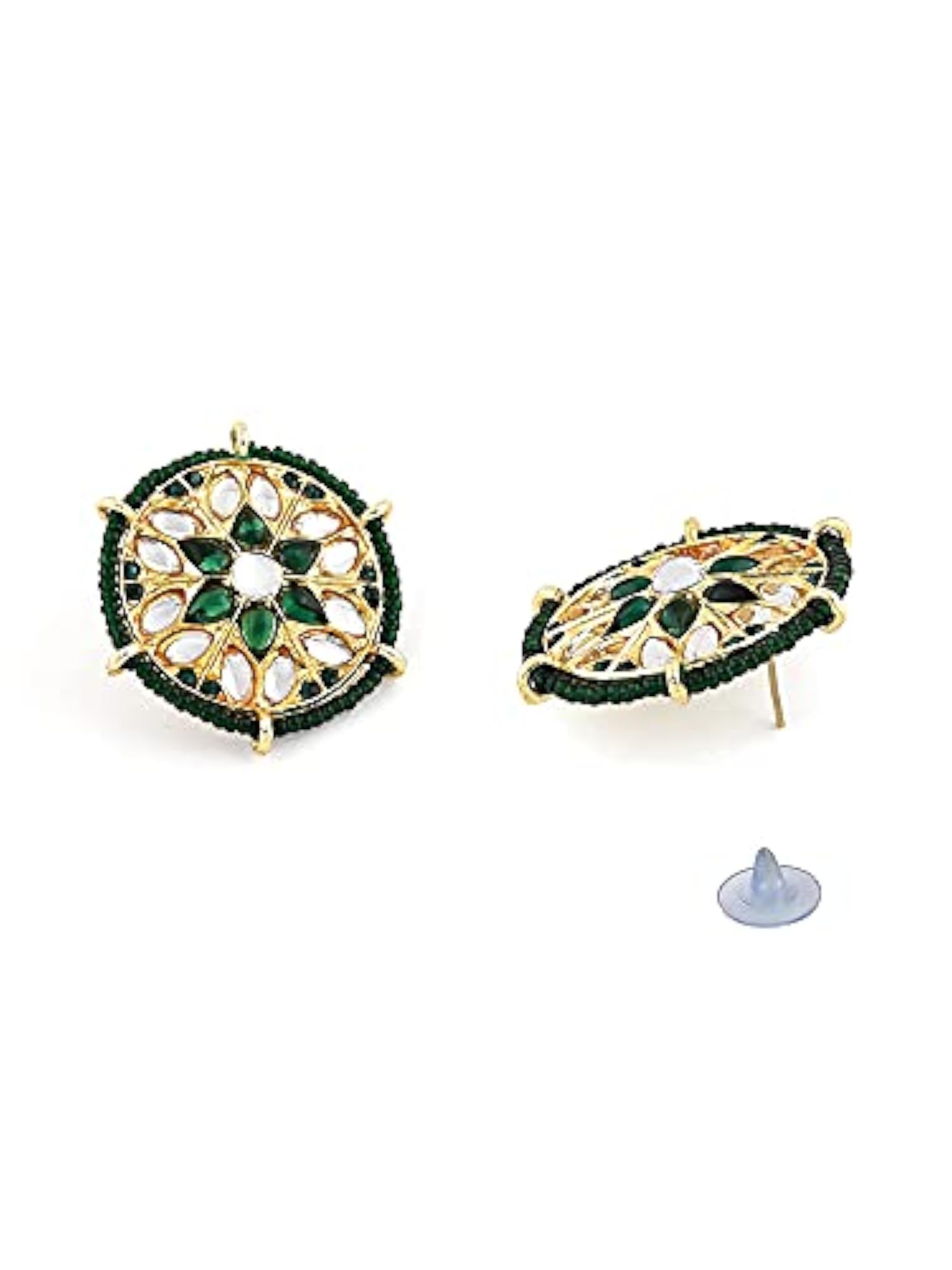 Kundan & Choker Necklace Earring & Ring Set - ZPFK11229