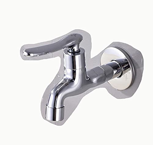 Robinet de cuisine eau froide à long bec 4 points pour buanderie et évier de cuisine