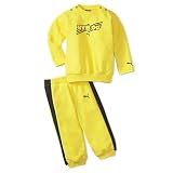 PUMA Unisex Baby Bvb Ftblcore Baby Jogger, Cyber Yellow-Puma Black, 104