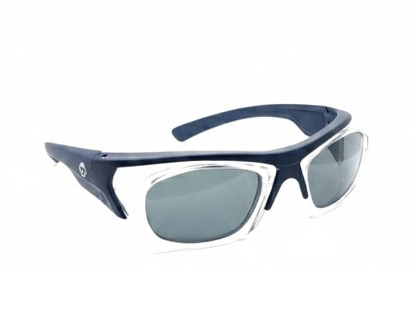 Image of THUNDERSTORM Safety Goggles Eye Protection Anti Pollution Eyewear For Multipurpose Riding Motorcycle Cycling Scratch Resistant UV Protected Glasses for Men & Women (Matte Blue with Smoke Lens)