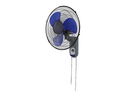 ELECTROBILSA Ventilador Pared 40 cm 50W 3 Velocidades Oscilante Azul