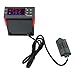 SHT2000 Temperature and Humidity Controller Thermostat with Digital Display, Relay Output, Adjustable Heating Cooling and Humidification Dehumidification for Home Garden Workshop(220V)