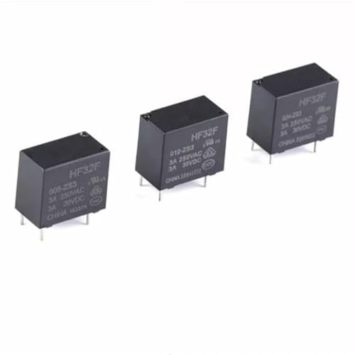 Relais de puissance 5 broches HF32F pour commutation électronique 12V 3A