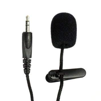 Delight Accessories skm Enterprises Spykart 3.5 mm Clip Collar Mike for Voice Recording, Mobile, Pc, Laptop, Android Smartphones, DSLR Camera (Black)